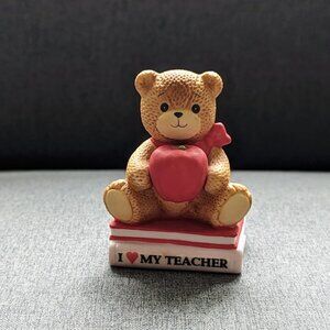 Collectible Enesco Teddy Bear Love Teacher Lucy Rigg (Lucy and Me) 1984 Vintage